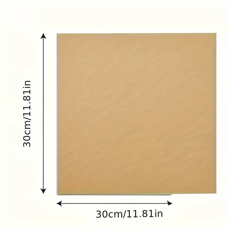 Set di 10 fogli di cartone ondulato 30 cm x 30 cm - Cartone da 3 mm di spessore per imballa